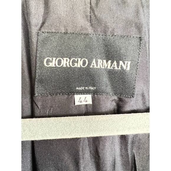 Giorgio Armani Borgo 21 Authentic Made in Italy Silk / Wool Blazer Jacket Sz 44 - Picture 8 of 11